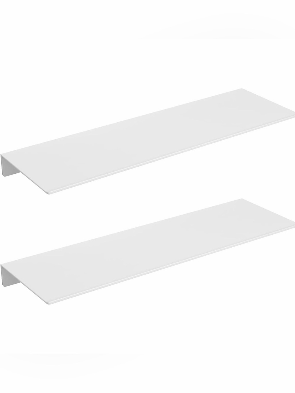 2 Pack of 16 inch White Aluminum Shelves